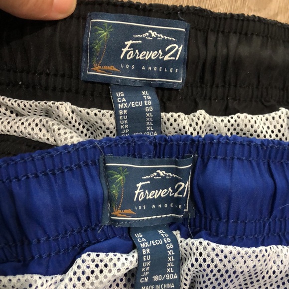 TWO PAIR! - FOREVER 21 Swim Trunks - Picture 3 of 12